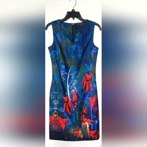 Smashed Lemon (Amsterdam) Women's Abstract Design Dress. Size US 4